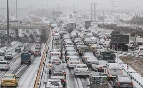 ترافیک سنگین در ۳ بزرگراه تهران