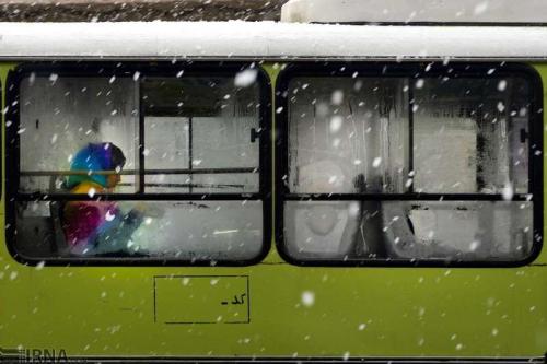 بارش برف ۲۳۰ اتوبوس و مینی‌بوسِ پلاک موقت را به تهران اضافه کرد