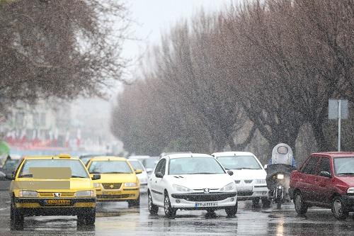 هوای تهران در روز برفی هم ناسالم است