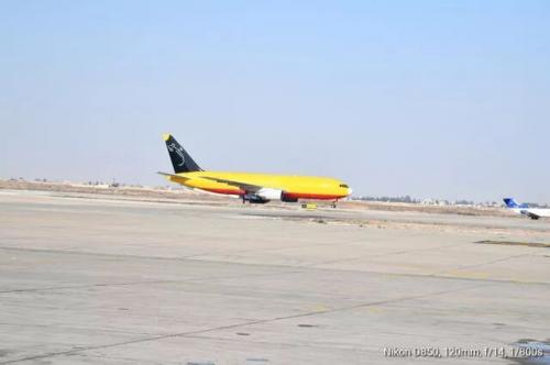 فرود اولین هواپیمای اروپایی در فرودگاه دمشق