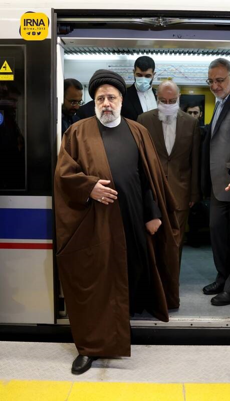 افتتاح ۵ ایستگاه مترو تهران با حضور رئیسی