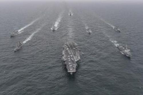رزمایش مشترک دریایی آمریکا، کره جنوبی و ژاپن آغاز شد
