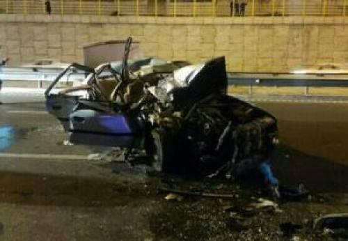 تصادف مرگبار یک خاور با پژو ۴۰۵ در تهران