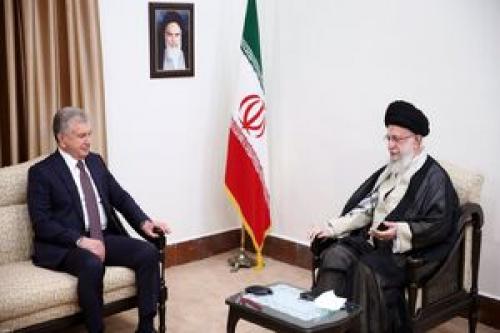 رهبر انقلاب اسلامی در دیدار رئیس جمهور ازبکستان