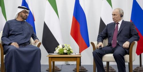 گفت‌وگوی رئیس امارات با پوتین