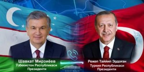  رایزنی تلفنی رؤسای جمهور ازبکستان و ترکیه 