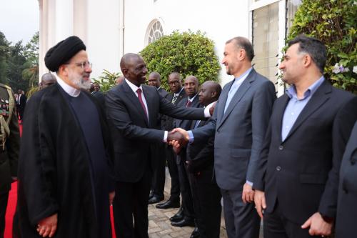 استقبال رسمی از رئیسی در کاخ ریاست جمهوری کنیا