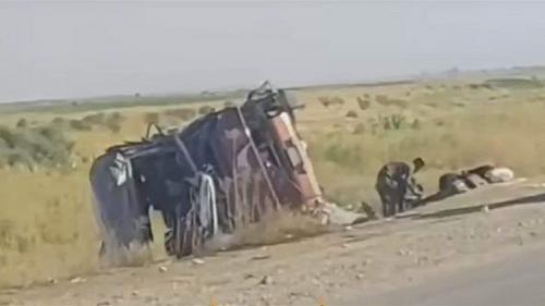  تصادف اتوبوس حامل زائران ایرانی در سامرا