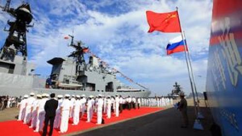  برگزاری رزمایش مشترک چین و روسیه در دریای ژاپن