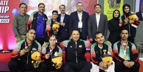  قهرمانی تیم ملی پاراکاراته ایران در آسیا 