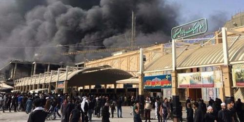  حادثه آتش سوزی هتل ایرانی‌ها در نجف فوتی نداشت 