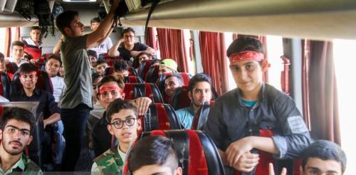 اعزام دانش آموزان به اردوی راهیان نور مناطق عملیاتی شمال غرب کشور