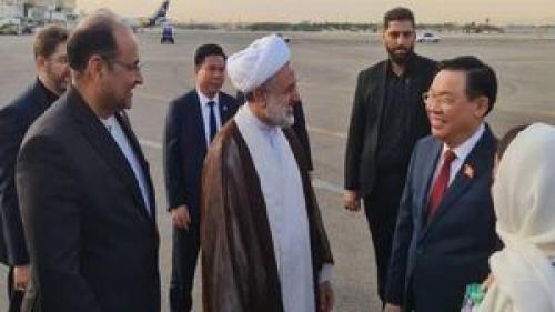 رئیس مجلس ویتنام وارد ایران شد