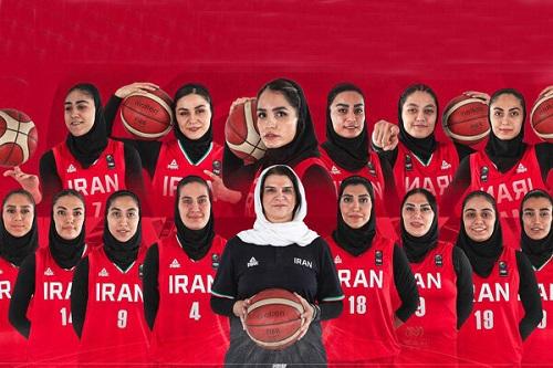 ترکیب ۱۲ نفره بسکتبال زنان در کاپ آسیا اعلام شد 