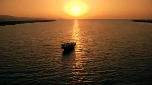  غروب آفتاب در جزیره زیبای قشم + فیلم