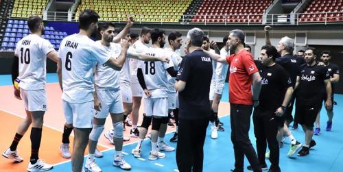  پیروزی تدارکاتی تیم ملی والیبال ایران برابر پاکستان 