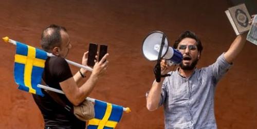  فرد موهن به قرآن کریم در سوئد، مورد ضرب و شتم قرار گرفت+فیلم 