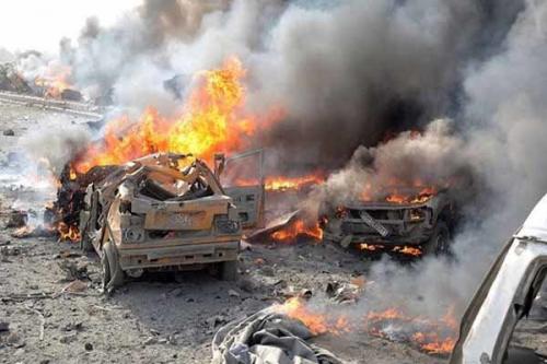  انفجار ۲ خودرو در اسلامشهر +فیلم