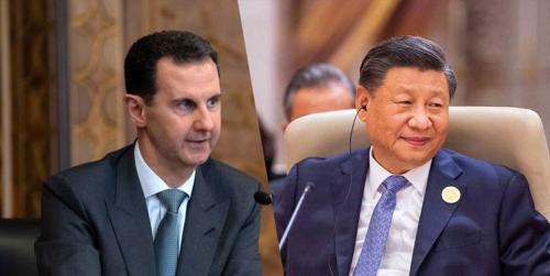  بشار اسد با رئیس‌جمهور چین دیدار کرد 
