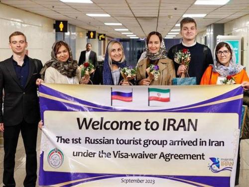ورود گروه گردشگران روسی به ایران بعد از لغو روادید