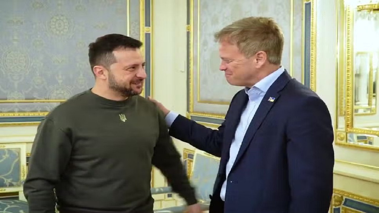  دیدار زلنسکی با وزیر دفاع جدید انگلیس