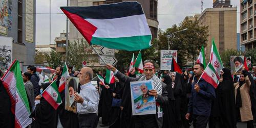 راهپیمایی ایرانیان در حمایت از مردم فلسطین