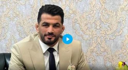  اولین ویدیو از حسن یزدانی پس از مراسم عروسی 