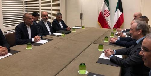  رایزنی وزرای خارجه ایران و کویت در ژنو 