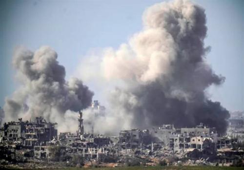  تشدید بمباران شرق نوار غزه / درگیری در شرق رفح / مذاکرات رئیس موساد با مشاور امنیت ملی آمریکا