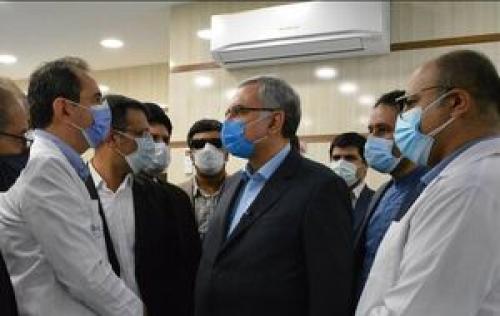  بازدید سرزده وزیر بهداشت از بیمارستان غدیر