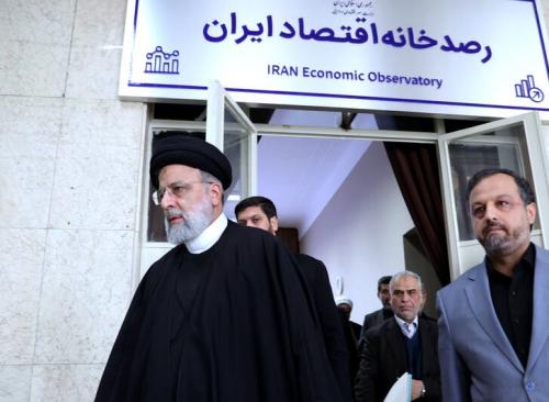 عکس/حضور رئیسی در رونمایی از رصدخانه اقتصاد ایران