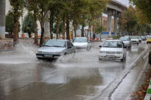  بارش باران در مناطق مختلف کشور