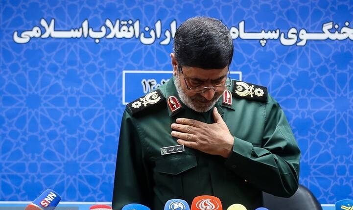 عکس/ نشست خبری سخنگوی سپاه پاسداران