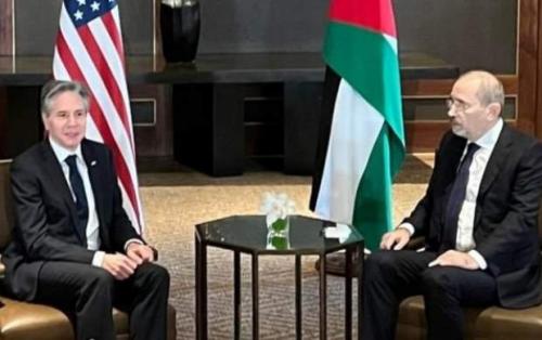 مطالبه وزیرخارجه اردن از بلینکن درباره غزه