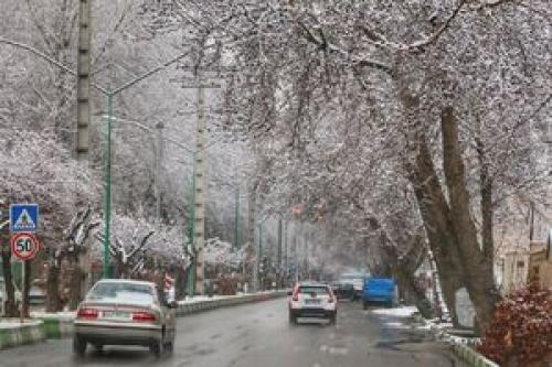  کاهش دما و بارش برف و باران در تهران