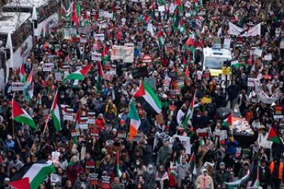  راهپیمایی لندنی‌ها برای «غزه»