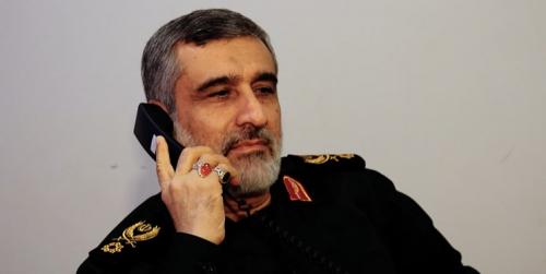 گزارش عملیاتی سردار حاجی‌زاده از موشک‌باران تروریست‌ها + فیلم