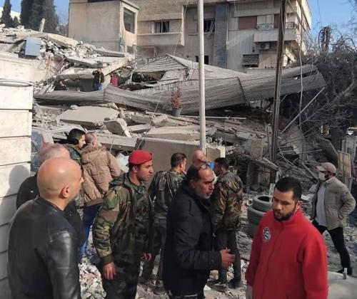انفجار در دمشق/4 نفر از مستشاران ایران در حمله اسرائیل به سوریه شهید شده اند+جزئیات عکس وفیلم