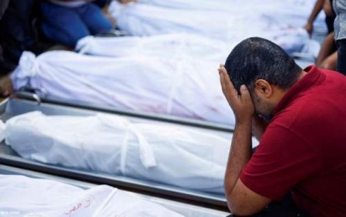 انباشته شدن اجساد در غزه