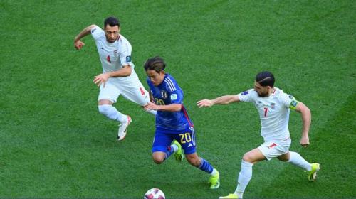 پایان نیمه اول بازی ایران مقابل ژاپن