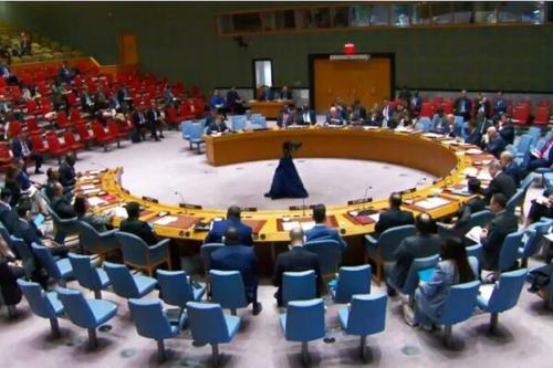 محکومیت حملات آمریکا در جلسه شورای امنیت