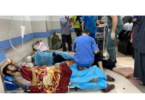 وضعیت فاجعه‌بار بیمارستان ناصر در خان یونس