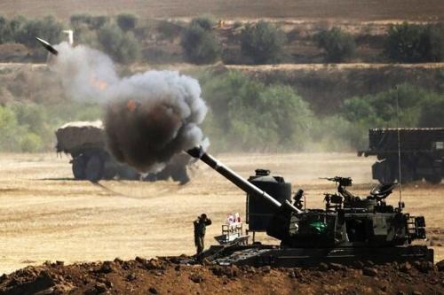 حملات توپخانه‌ای ارتش اسرائیل  به سوریه