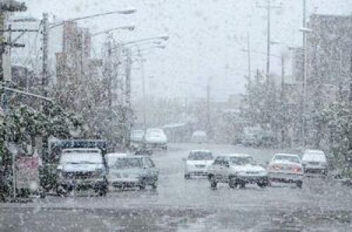  بارش متناوب برف و باران در تهران