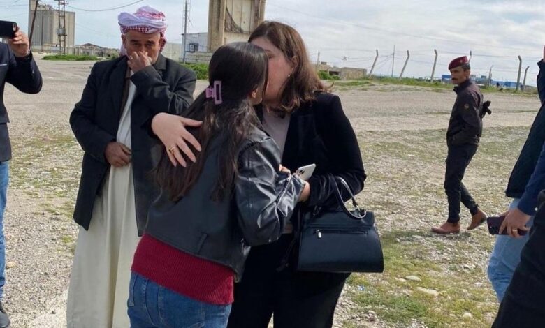 دختر ایزدی ربوده شده توسط داعش در عراق آزاد شد