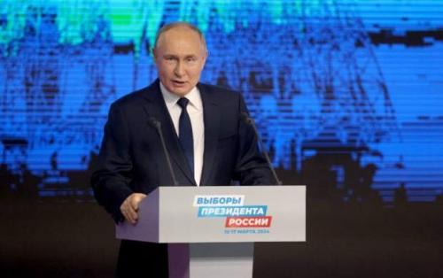 پوتین برای پنجمین بار رئیس‌جمهور روسیه شد