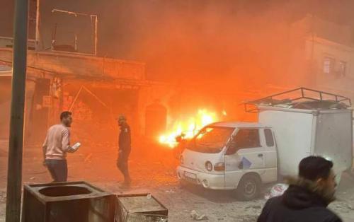 چندین کشته و زخمی در انفجار یک خودرو در حلب سوریه