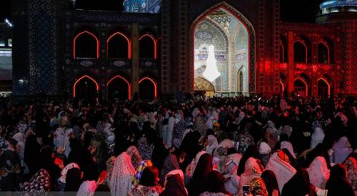 عکس/ مراسم احیای شب‌ قدر در امام‌زاده صالح (ع) تهران