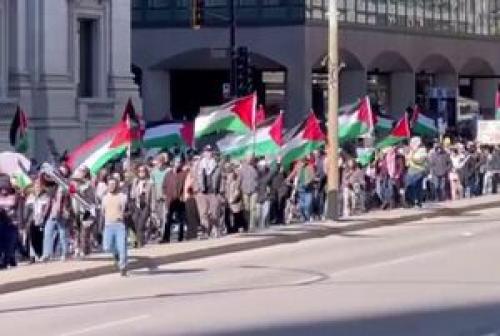 فیلم/ تظاهرات همبستگی با غزه در کانادا
