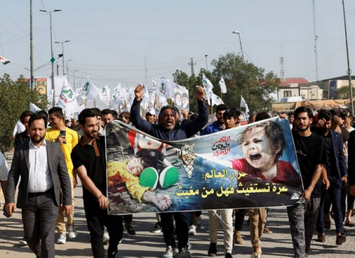 حضور شیعیان بغداد در راهپیمایی روز قدس